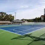 Sunny Pointe Fireplace Pool Pickleball Gym