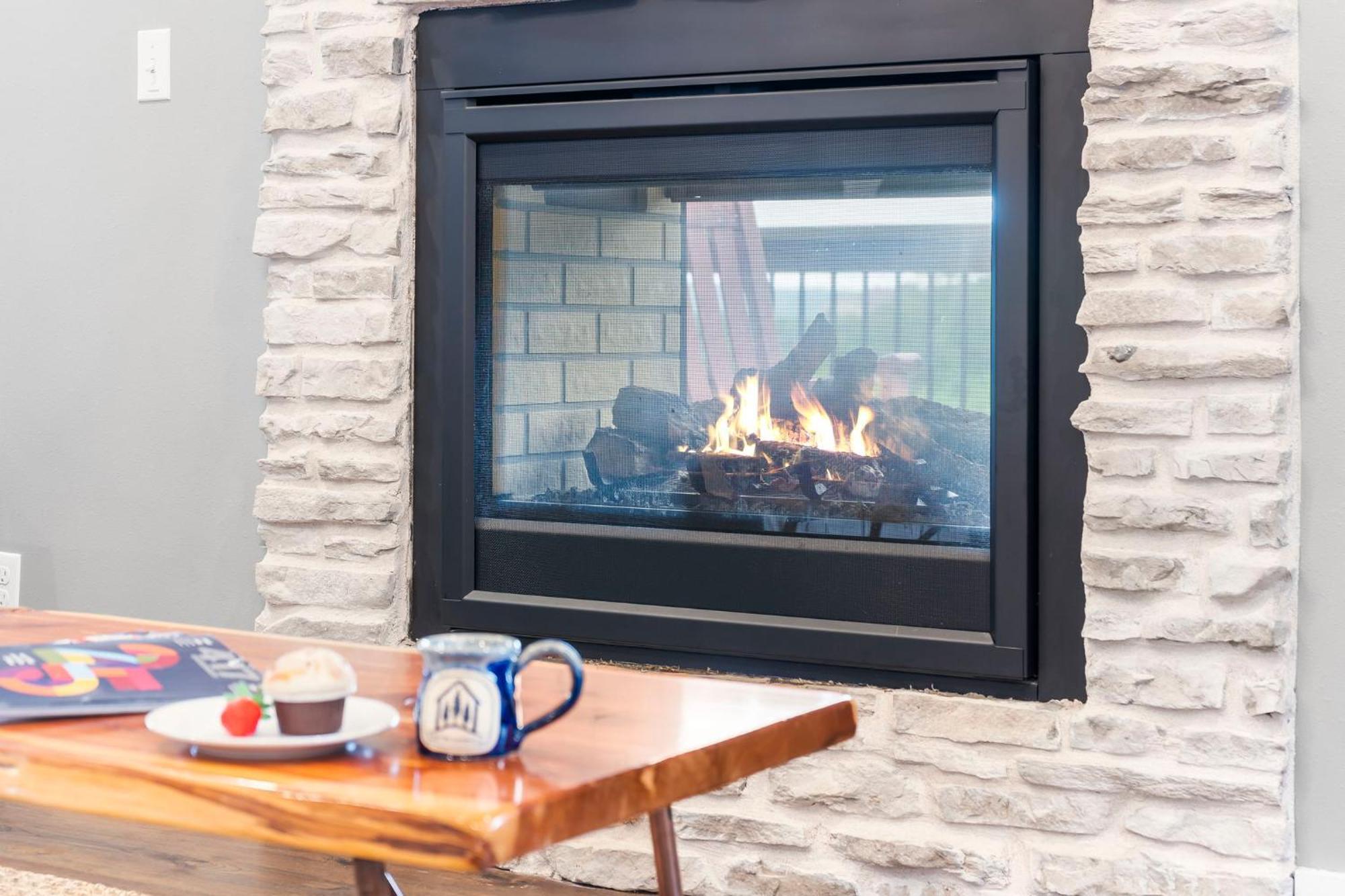 Double-sided Fireplace, Views, Daily Tickets To Local Attractions, Air Hockey!